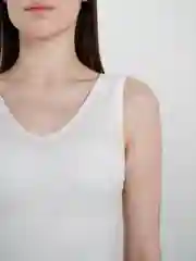 Белый топ женский, спортивный