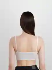Белый топ женский майка