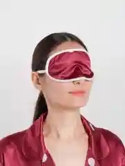 Бордовый пижама женская с шортами, домашний комплект шелковый
