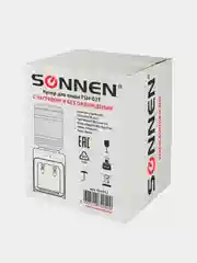 Кулер-водораздатчик SONNEN TS-01WT, белый, без нагрева и охлаждения