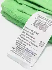 Салатовый кухонное махровое полотенце , размер 50*90, плотность 380гр/м2