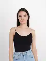Черный женский топ