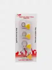 Набор хомутов с ручками-бабочками, 4 штуки