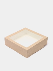 Коробка подарочная самосборная, 20*20*5.5 см
