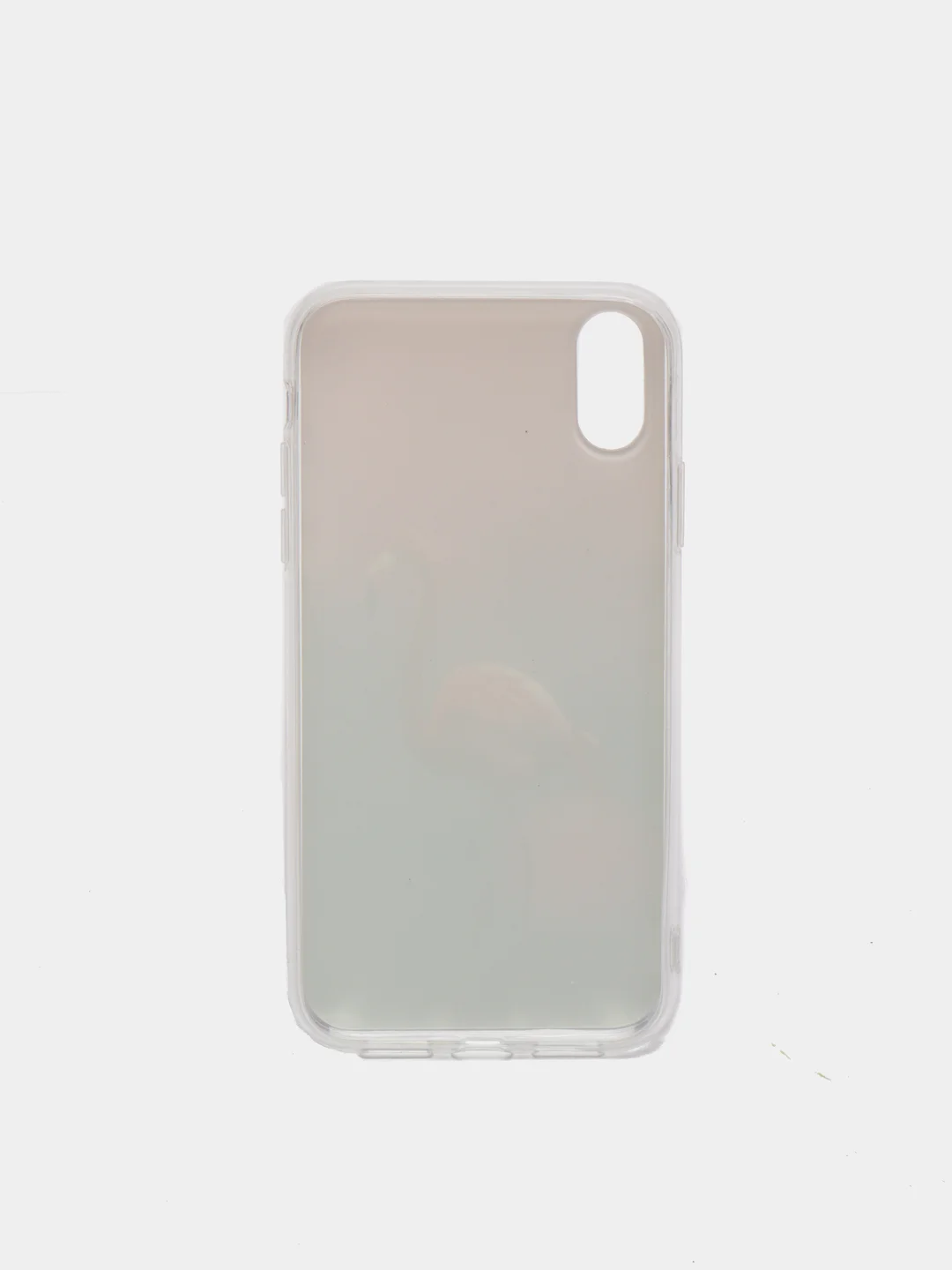 Багровый чехол Apple iPhone XR силиконовый с рисунком