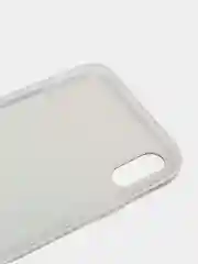 Багровый чехол Apple iPhone XR силиконовый с рисунком