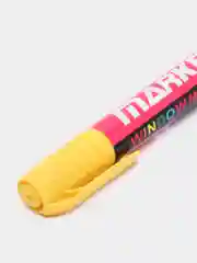 Желтый маркеры меловые для стекла, 7 цветов, LED