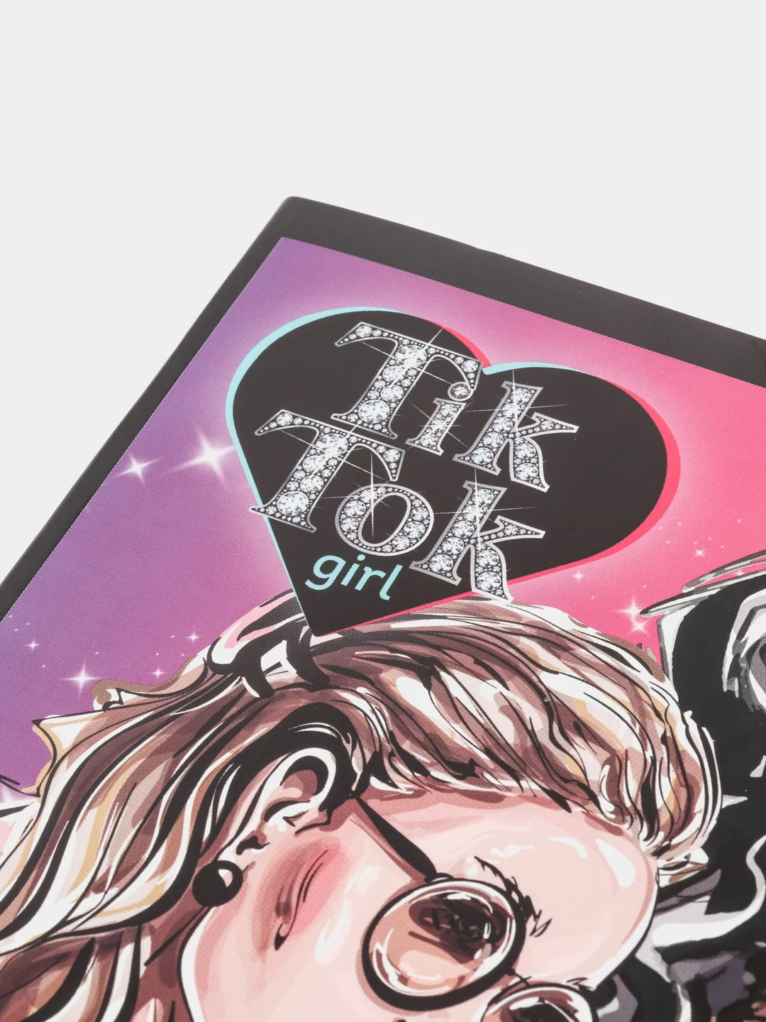 Багровый тетрадь 48 листов в клетку TIK TOK GIRL