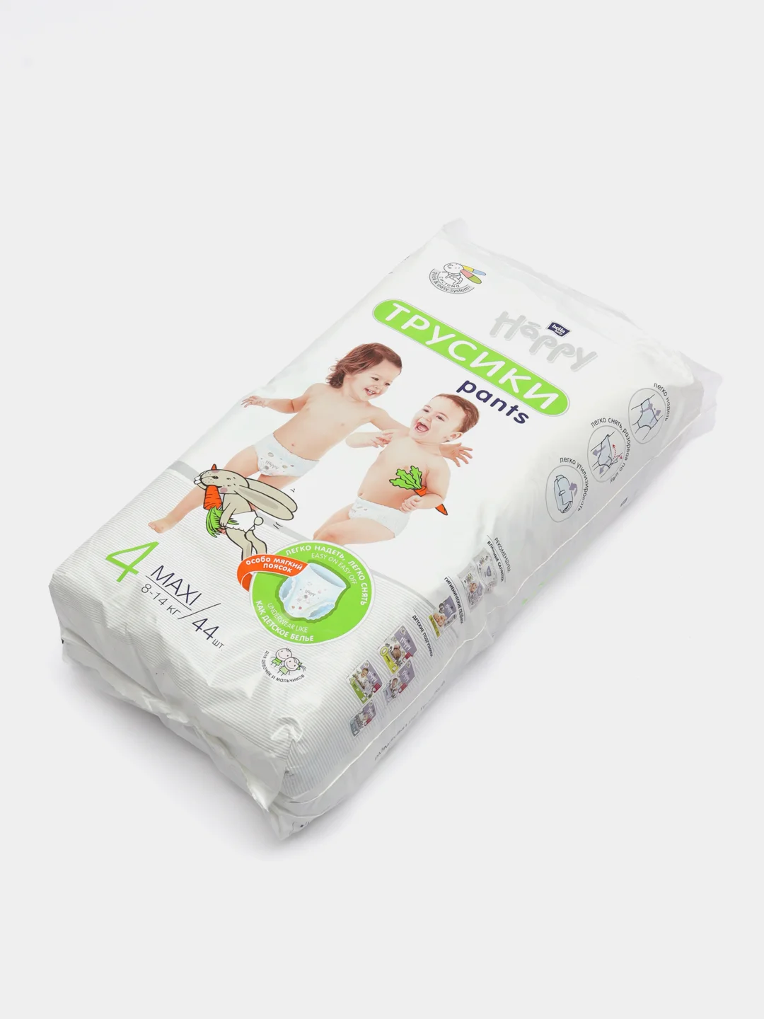 Подгузники-трусики Bella Baby happy Maxi, размер 4, 8-14 кг, 44 штуки