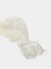 Лимонный кружево, органза, 2 м, ширина 4 см