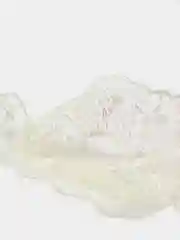 Лимонный кружево, органза, 2 м, ширина 4 см