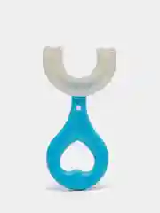 Голубой щетка зубная Body Smile детская, силиконовая, U-образная, красная, синяя