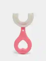 Розовый щетка зубная Body Smile детская, силиконовая, U-образная, красная, синяя