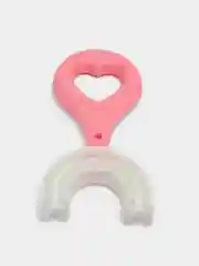 Розовый щетка зубная Body Smile детская, силиконовая, U-образная, красная, синяя