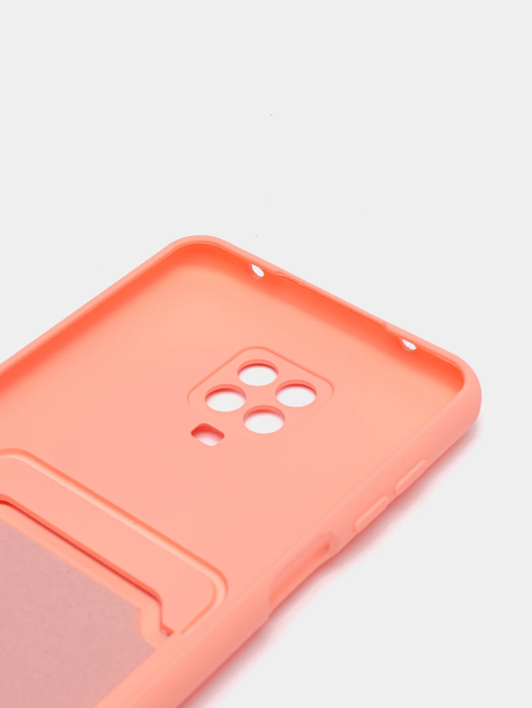 Коралловый wallet Чехол с карманом для карт Xiaomi Redmi 9A, 9C, Note 9 Pro, Note 9S, Mi 11 Lite