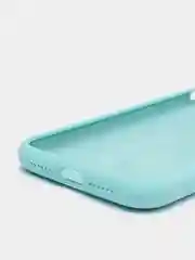 Бирюзовый чехол Silicone Case для iPhone 11 с закрытым низом