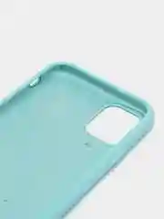 Бирюзовый чехол Silicone Case для iPhone 11 с закрытым низом