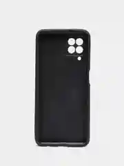 Темно-синий чехол для Samsung Galaxy A22 / M22 / M32 силиконовый под ткань
