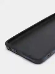 Темно-синий чехол для Samsung Galaxy A22 / M22 / M32 силиконовый под ткань