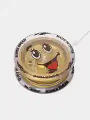 Лимонный йо-йо игрушка антистресс металлическая с резиновыми накладками 6.5х2.5 см