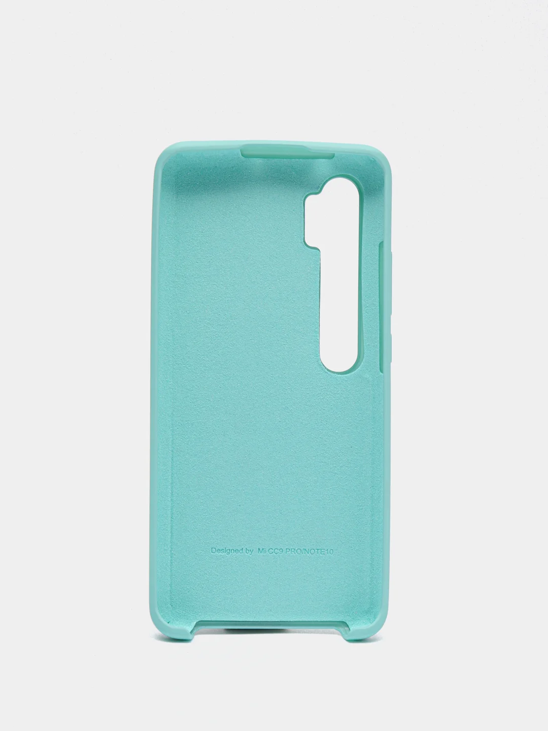 Бирюзовый чехол силиконовый Silicone Cover Case для Xiaomi Mi CC9 Pro, Note 10