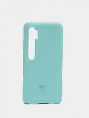 Бирюзовый чехол силиконовый Silicone Cover Case для Xiaomi Mi CC9 Pro, Note 10
