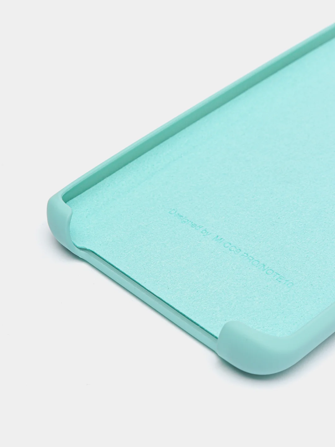 Бирюзовый чехол силиконовый Silicone Cover Case для Xiaomi Mi CC9 Pro, Note 10