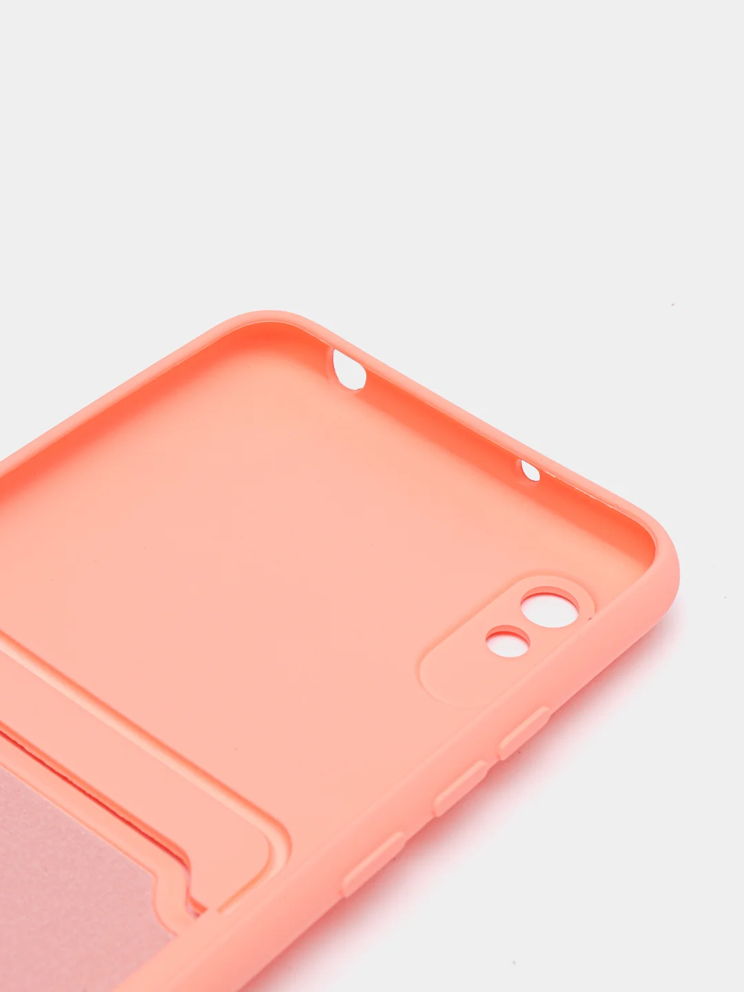 Коралловый wallet Чехол с карманом для карт Xiaomi Redmi 9A, 9C, Note 9 Pro, Note 9S, Mi 11 Lite