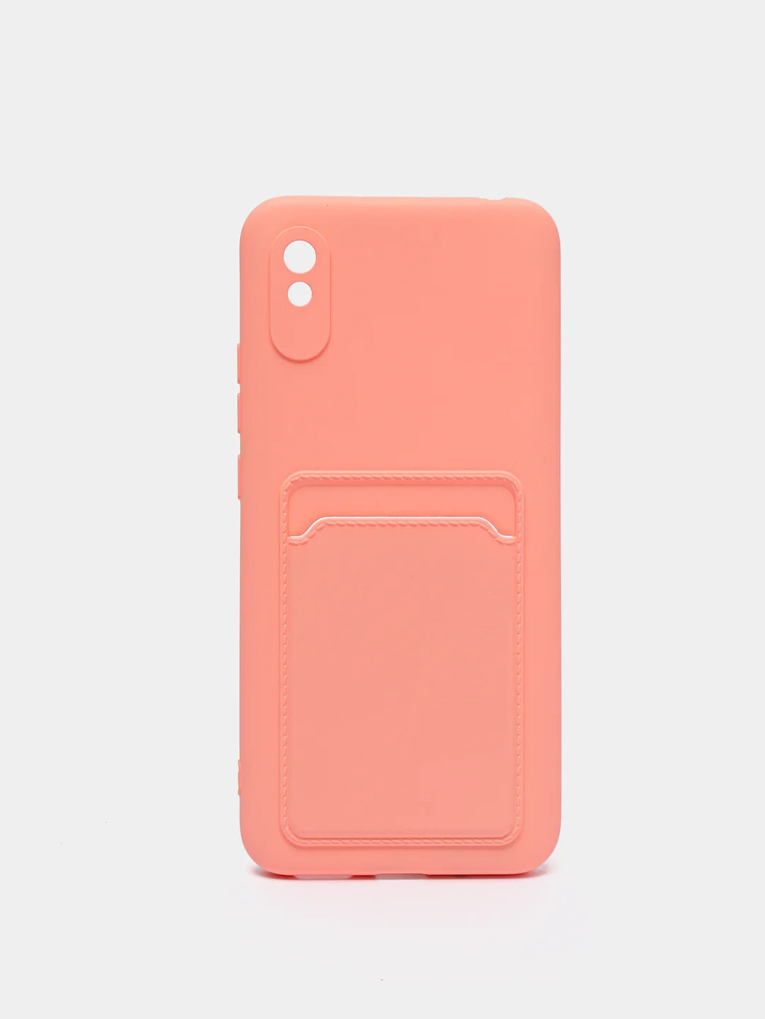 Коралловый wallet Чехол с карманом для карт Xiaomi Redmi 9A, 9C, Note 9 Pro, Note 9S, Mi 11 Lite