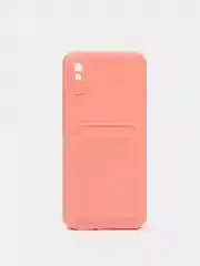 Коралловый wallet Чехол с карманом для карт Xiaomi Redmi 9A, 9C, Note 9 Pro, Note 9S, Mi 11 Lite