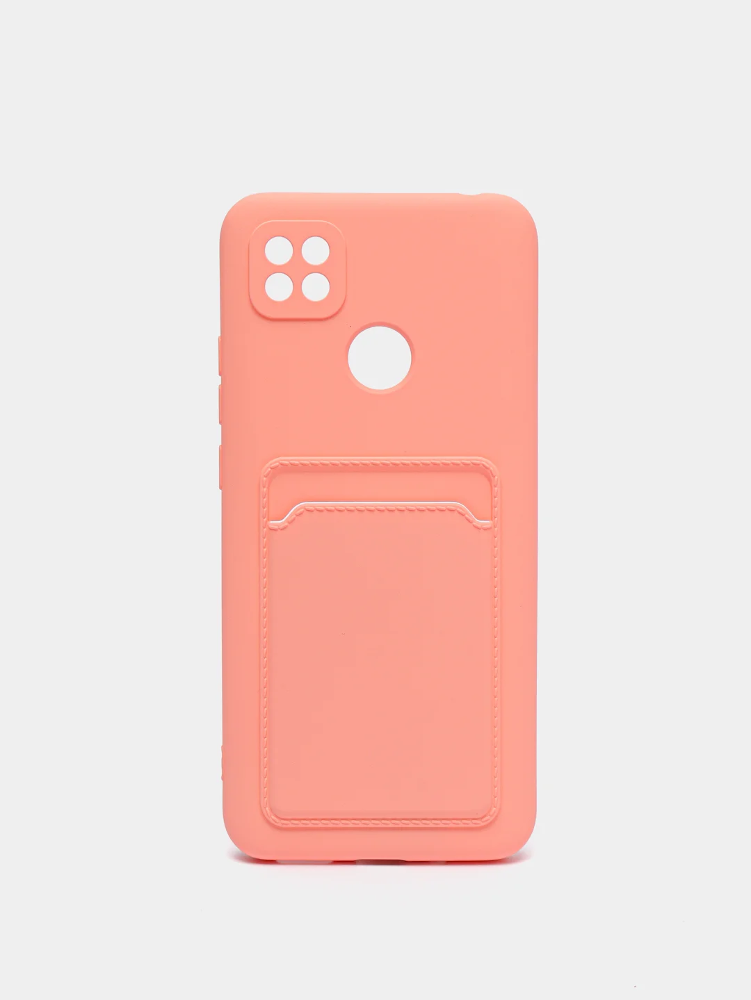Коралловый wallet Чехол с карманом для карт Xiaomi Redmi 9A, 9C, Note 9 Pro, Note 9S, Mi 11 Lite