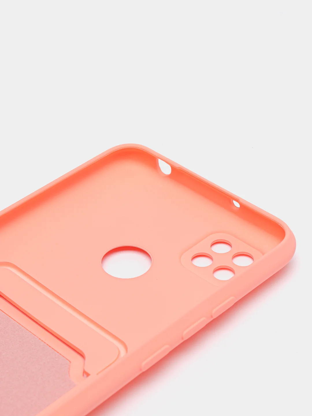 Коралловый wallet Чехол с карманом для карт Xiaomi Redmi 9A, 9C, Note 9 Pro, Note 9S, Mi 11 Lite