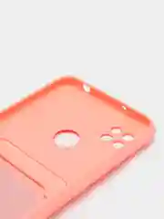 Коралловый wallet Чехол с карманом для карт Xiaomi Redmi 9A, 9C, Note 9 Pro, Note 9S, Mi 11 Lite