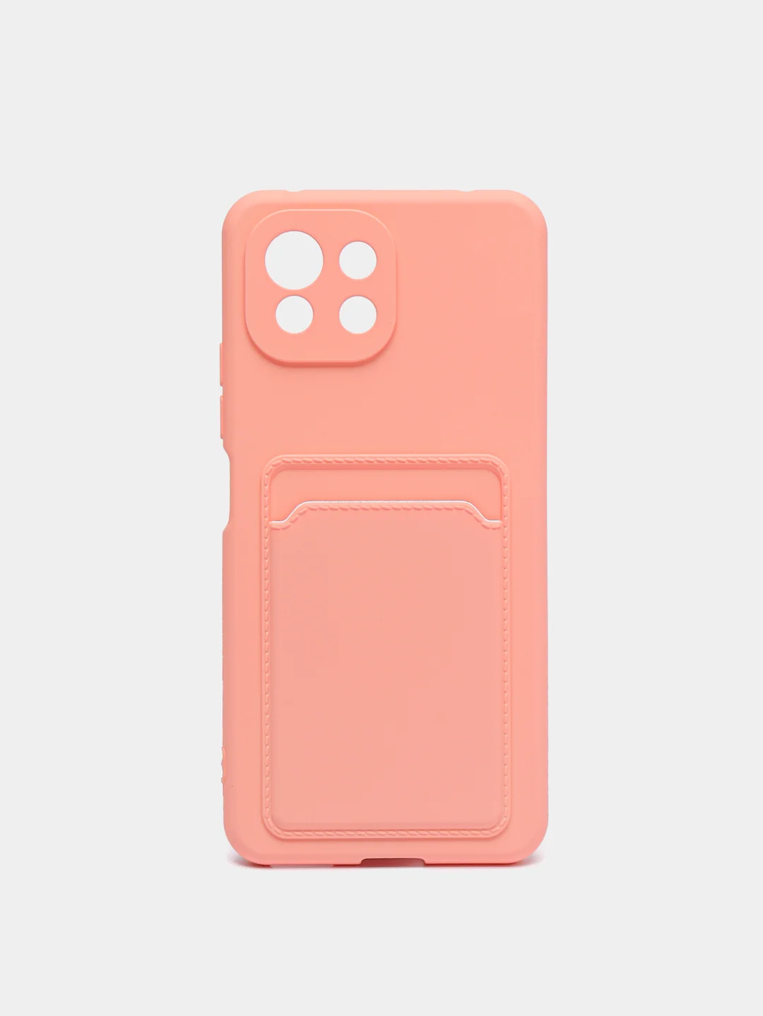 Коралловый wallet Чехол с карманом для карт Xiaomi Redmi 9A, 9C, Note 9 Pro, Note 9S, Mi 11 Lite