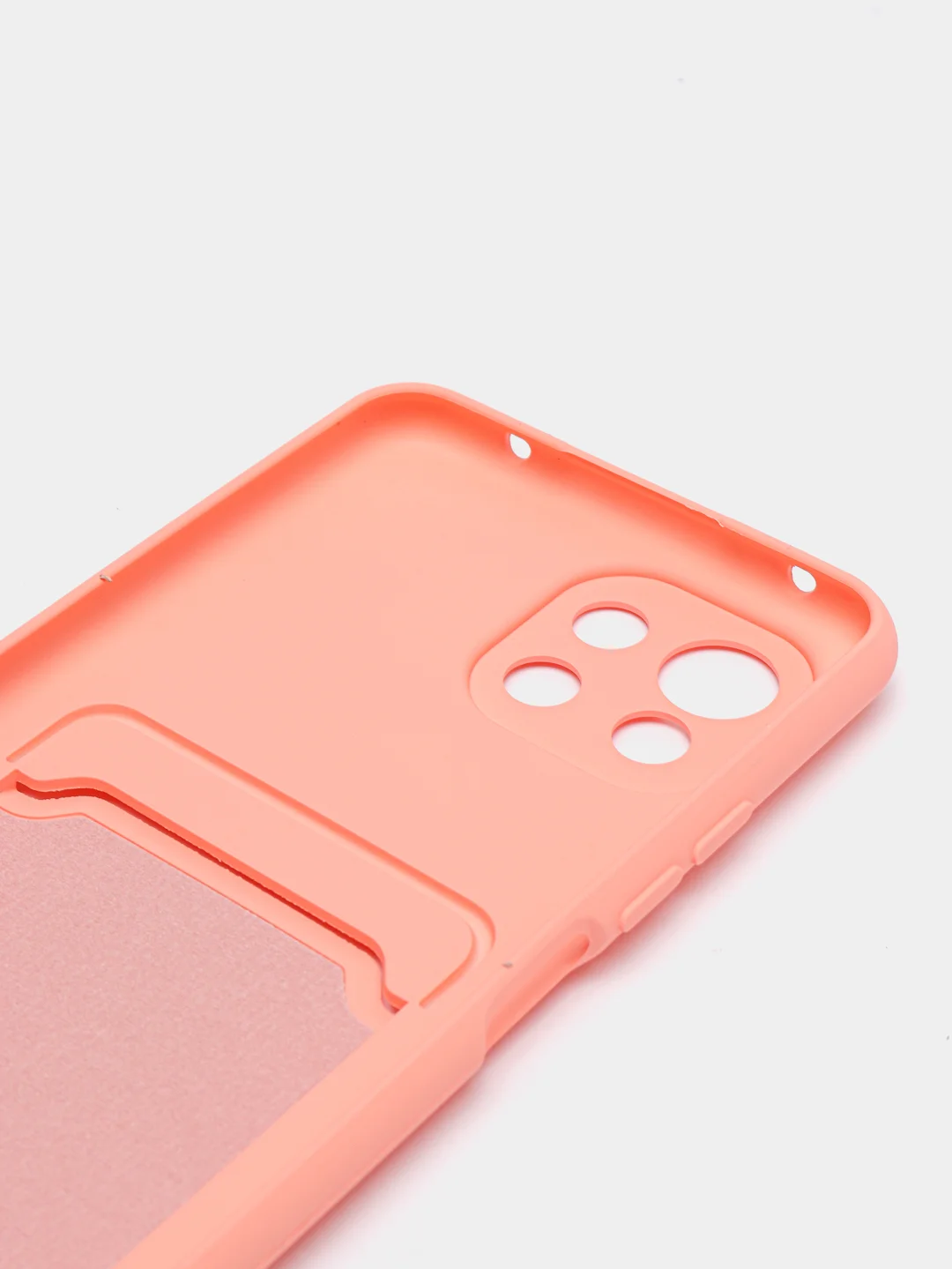 Коралловый wallet Чехол с карманом для карт Xiaomi Redmi 9A, 9C, Note 9 Pro, Note 9S, Mi 11 Lite