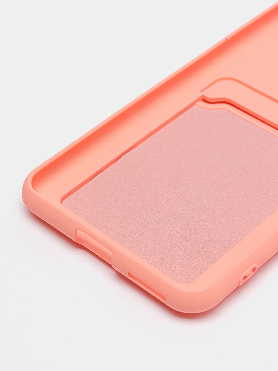 Коралловый wallet Чехол с карманом для карт Xiaomi Redmi 9A, 9C, Note 9 Pro, Note 9S, Mi 11 Lite