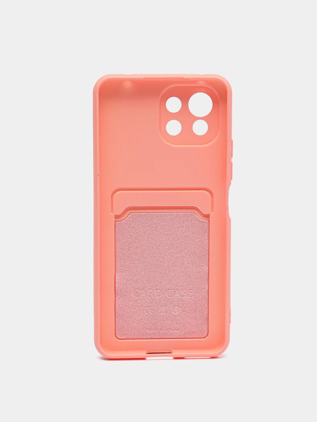 Коралловый wallet Чехол с карманом для карт Xiaomi Redmi 9A, 9C, Note 9 Pro, Note 9S, Mi 11 Lite