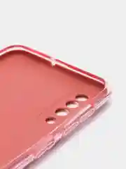 Розовый чехол Samsung Galaxy A50 / A50s / A30s блестящий сияющий с защитой камеры