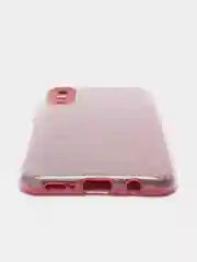 Розовый чехол Samsung Galaxy A50 / A50s / A30s блестящий сияющий с защитой камеры
