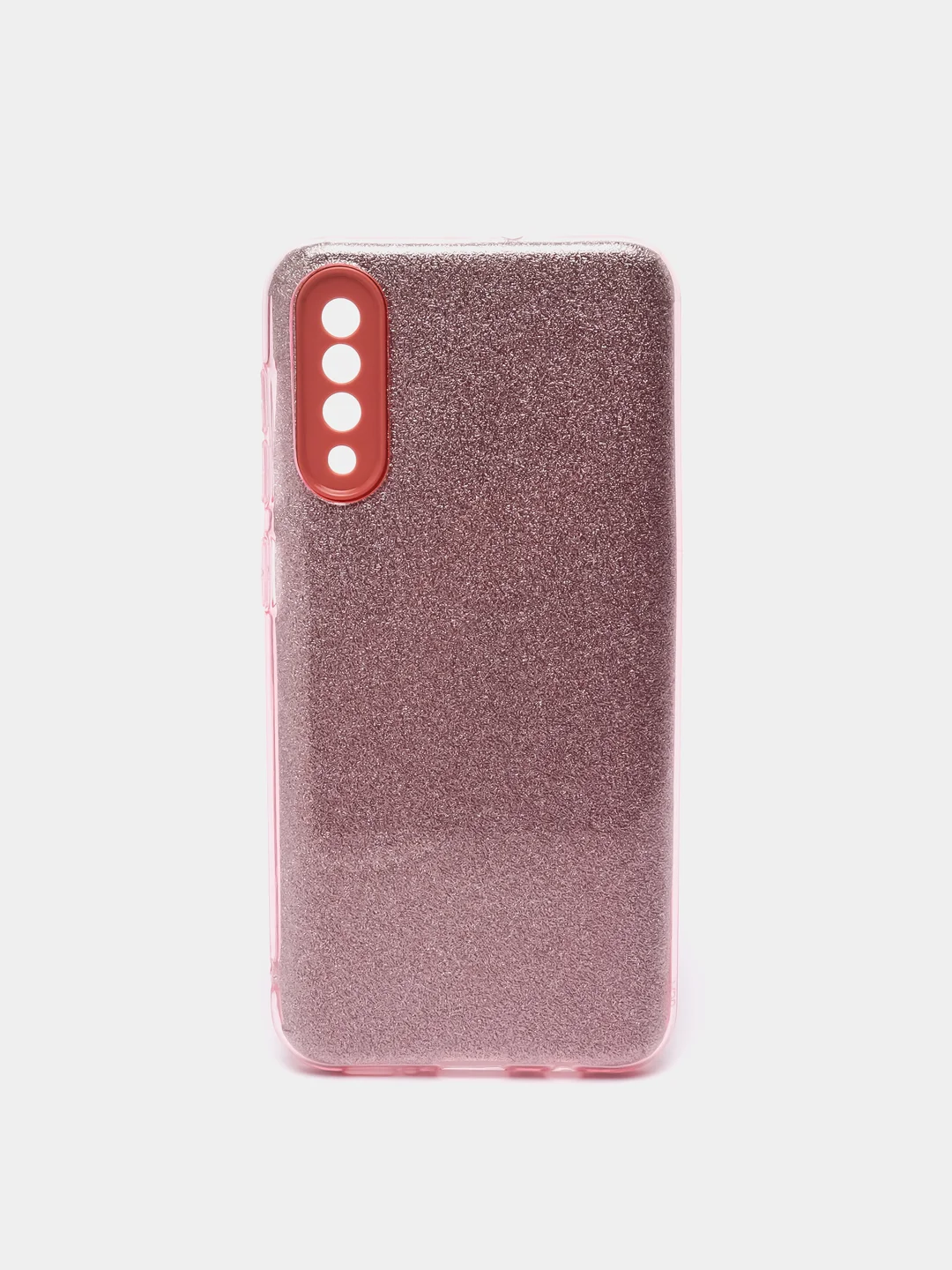 Розовый чехол Samsung Galaxy A50 / A50s / A30s блестящий сияющий с защитой камеры