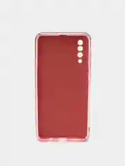 Розовый чехол Samsung Galaxy A50 / A50s / A30s блестящий сияющий с защитой камеры