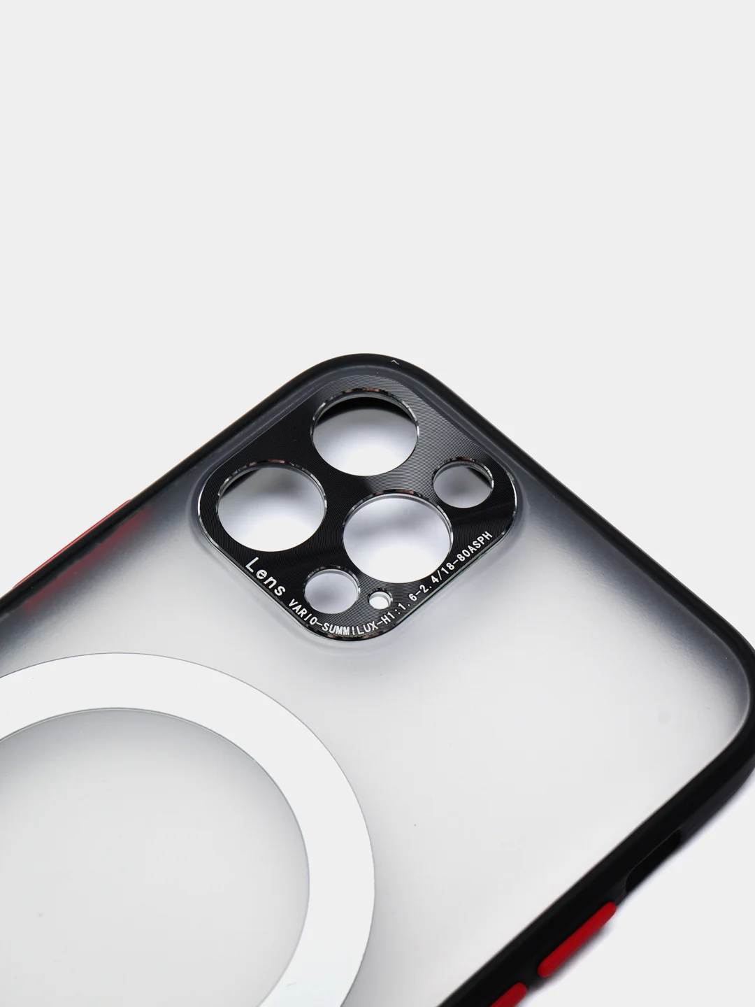 Черный case, чехол MagSafe c защитой камеры на IPhone 12, 12 Pro