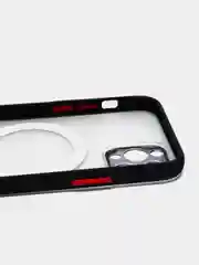 Черный case, чехол MagSafe c защитой камеры на IPhone 12, 12 Pro