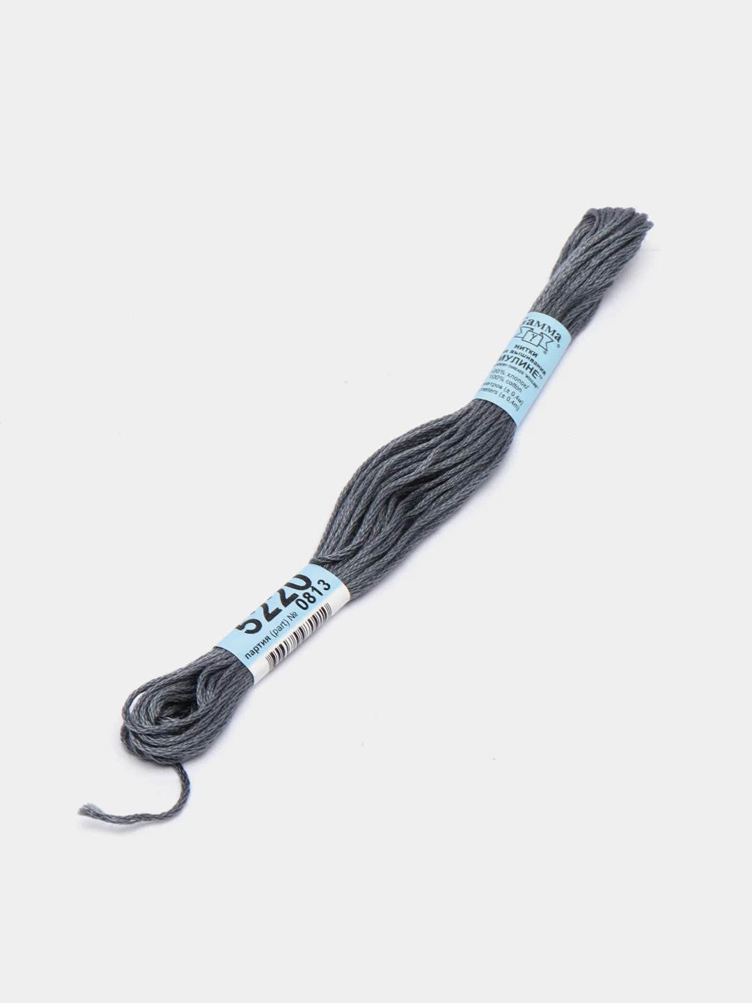 Бирюзовый мулине, нитки для вышивания Gamma, 100% хлопок, номера цветов 5170 - 5220