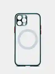 Зеленый case, чехол MagSafe c защитой камеры на IPhone 12, 12 Pro