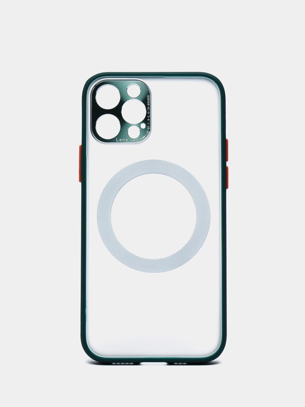 Case, чехол MagSafe c защитой камеры на IPhone 12, 12 Pro