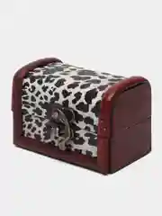 Прозрачный сувенир сундук для хранения мелочей, деревянный