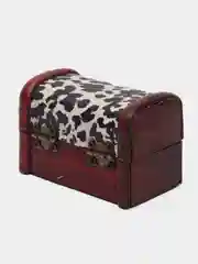 Прозрачный сувенир сундук для хранения мелочей, деревянный