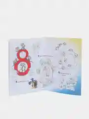Раскраска - раскладушка "Счет". "Рисуем, учим цифры и считаем", длинная