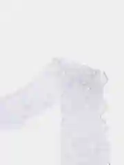 Белый кружево, органза, 2 м, ширина 4 см
